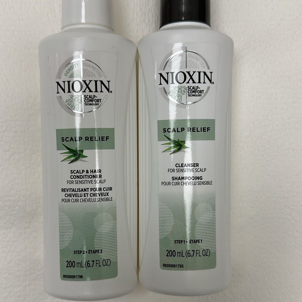 Scalp Relief Cleanser and Conditioner Set - White
